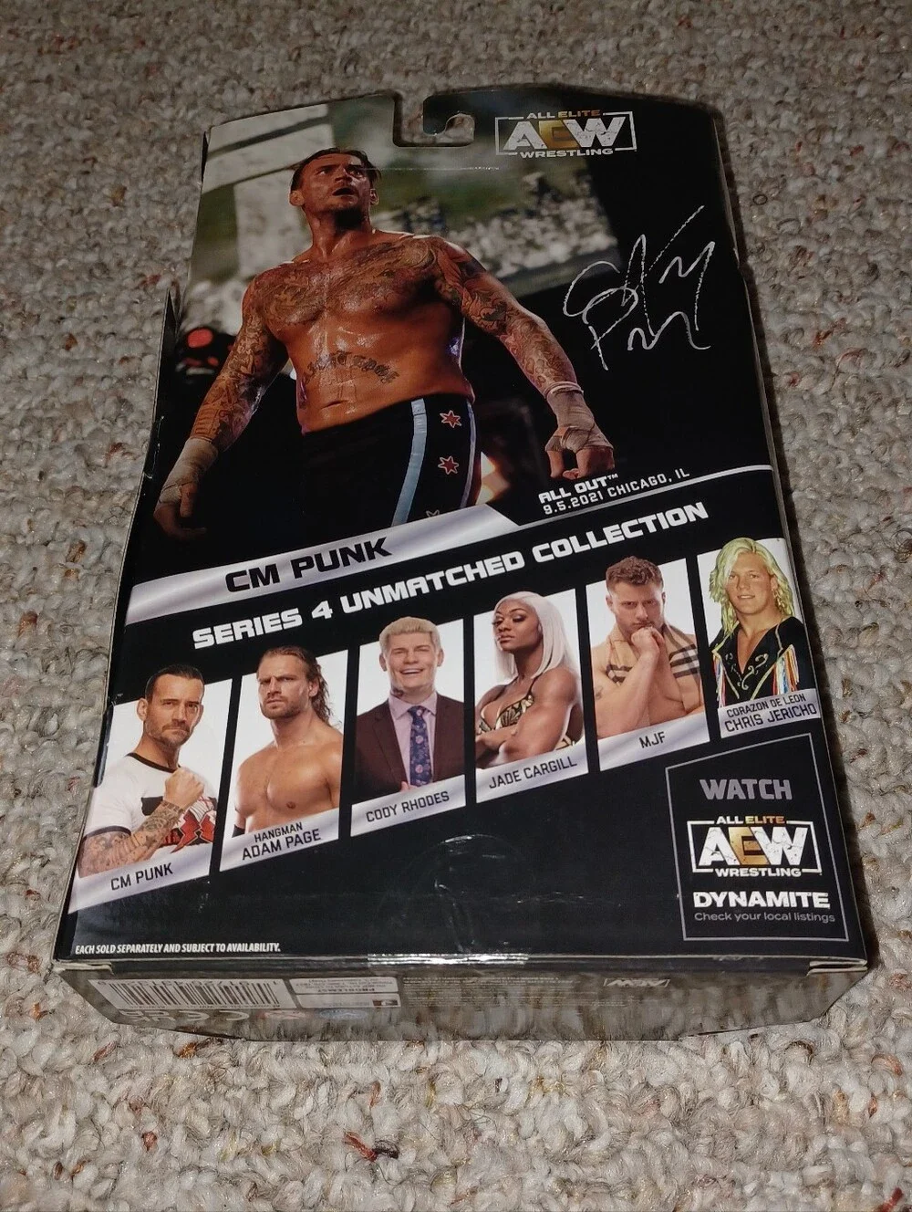 CM Punk AEW Action Figure - Chase 1 Of 5000